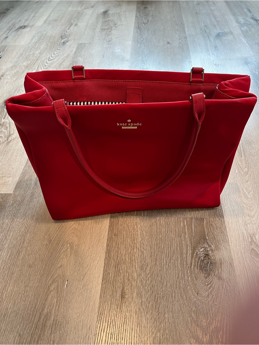 kate spade Red Double-Handle Tote